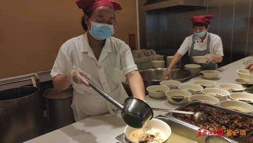 黑龙江省直机关制止餐饮浪费 餐盘回收处高清摄像头抓拍